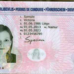Belgium Drivers License